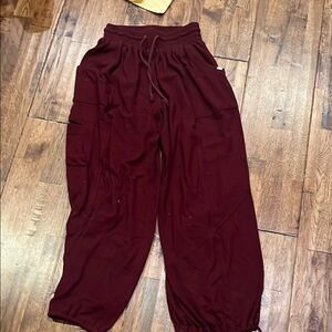 Burgundy Jogger Pants